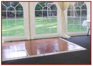 dance floor - 9ft x 9ft