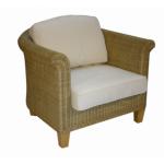 Rattan armchair